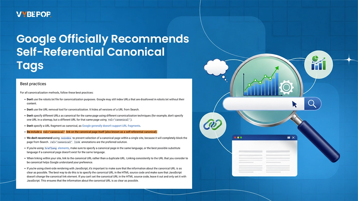 Google Officially Recommends Self-Referential Canonical Tags in Updated Help Document
