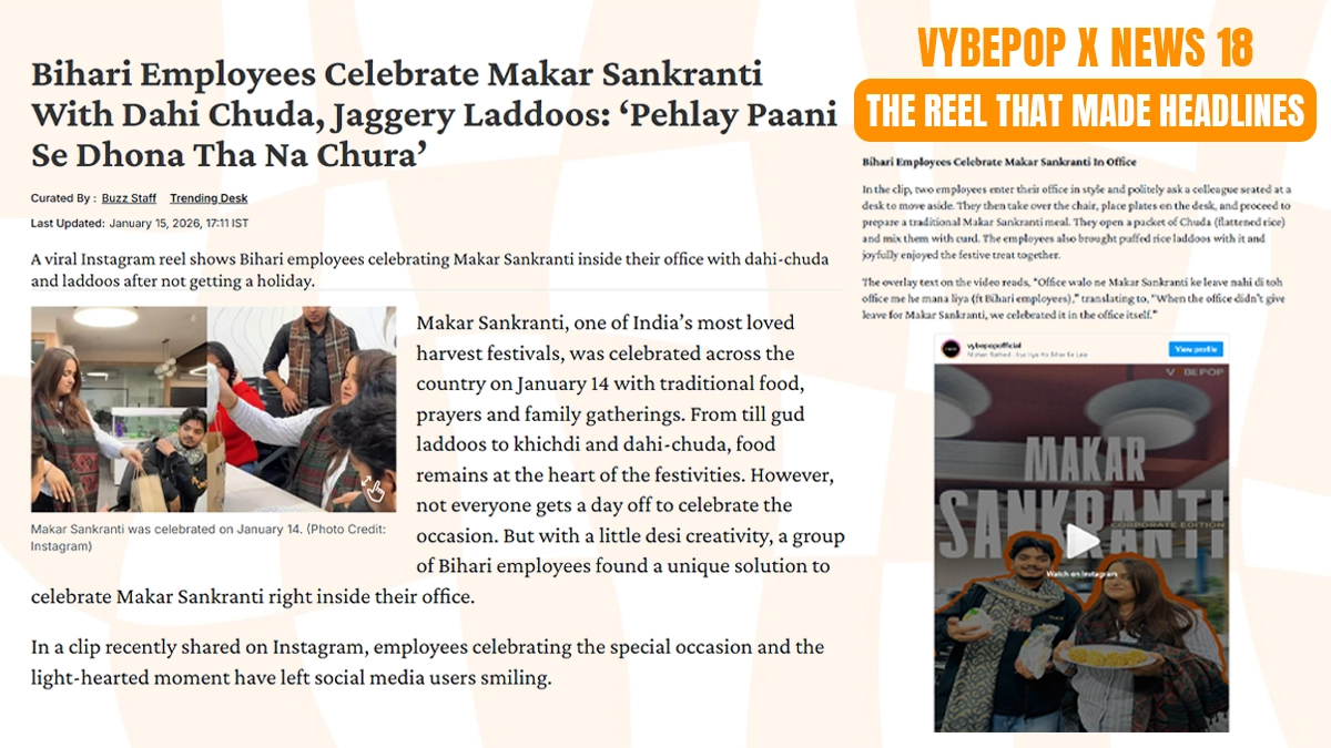 Our Makar Sankranti Reel Went Viral & Made Headlines