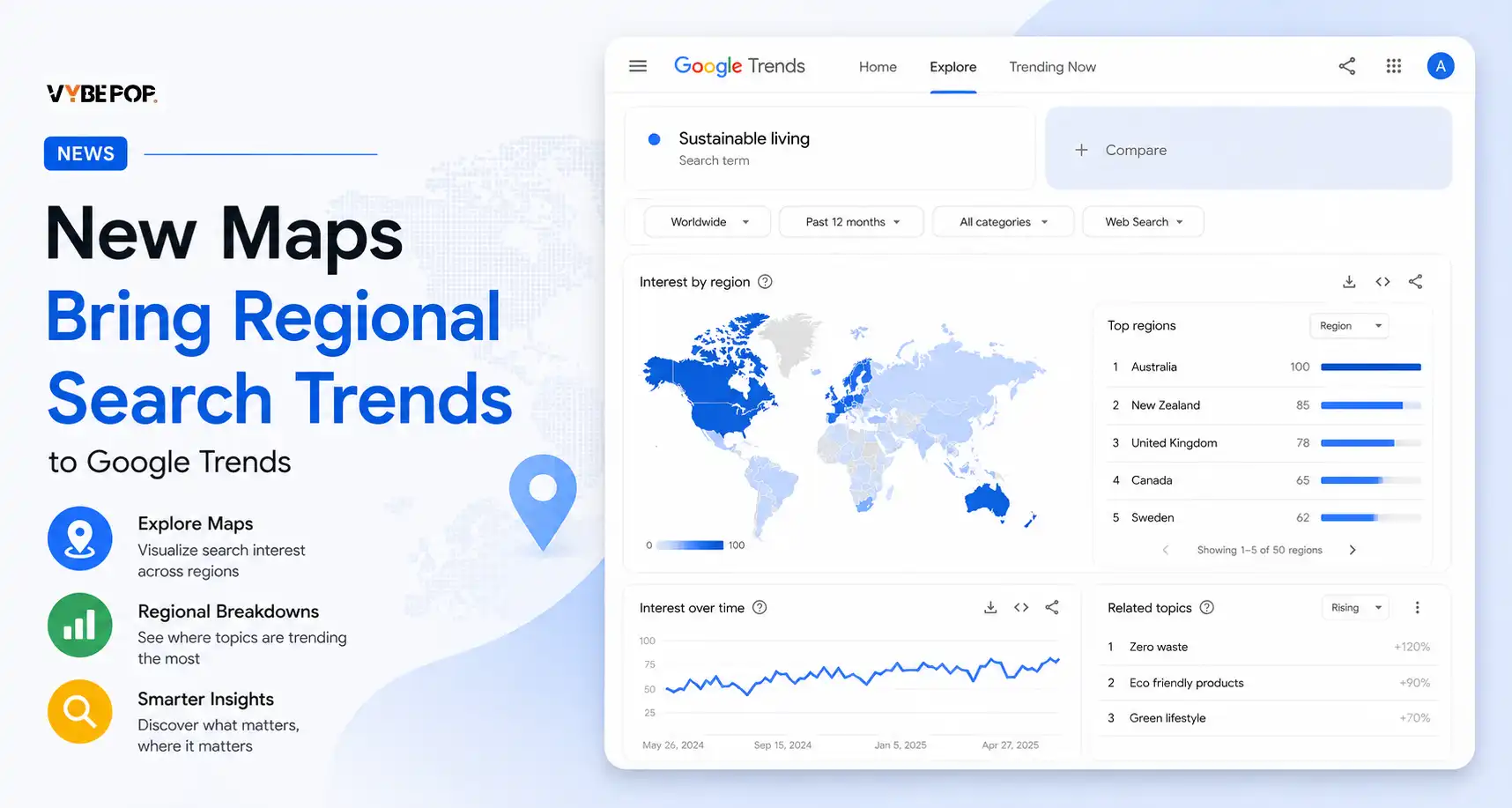 Google Trends Adds Explore Maps and Regional Breakdowns